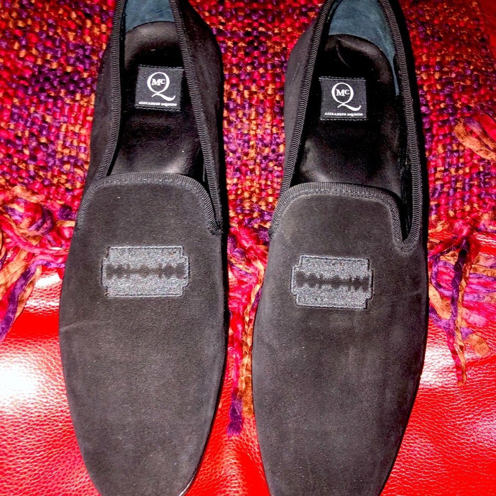 Alexander McQueen Italian made men’s suede shoes sz. 10